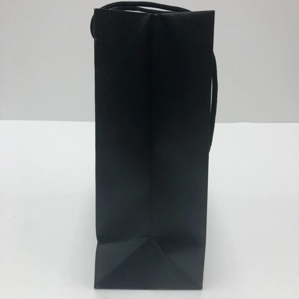 Barneys New York Authentic Black Gift Paper Shopping Bag 8x9.5x4